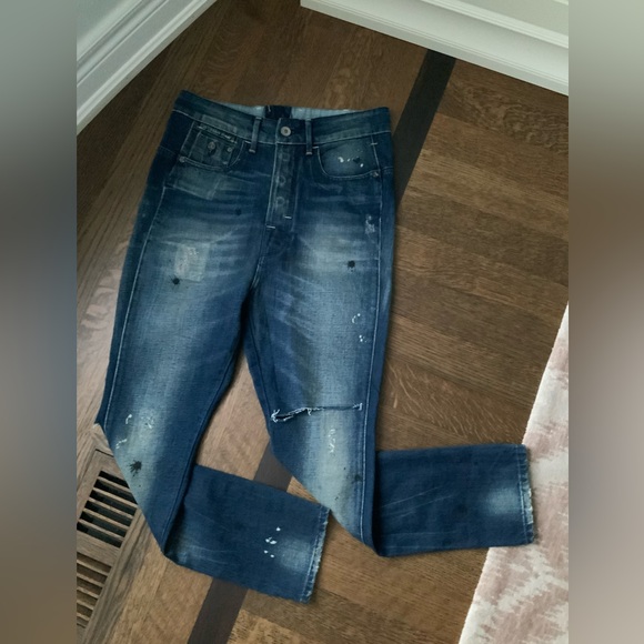 G-STAR RAW Distressed Paint Splatter Rips Fade Women’s Jeans Size 30 BRAND NEW - Picture 13 of 16